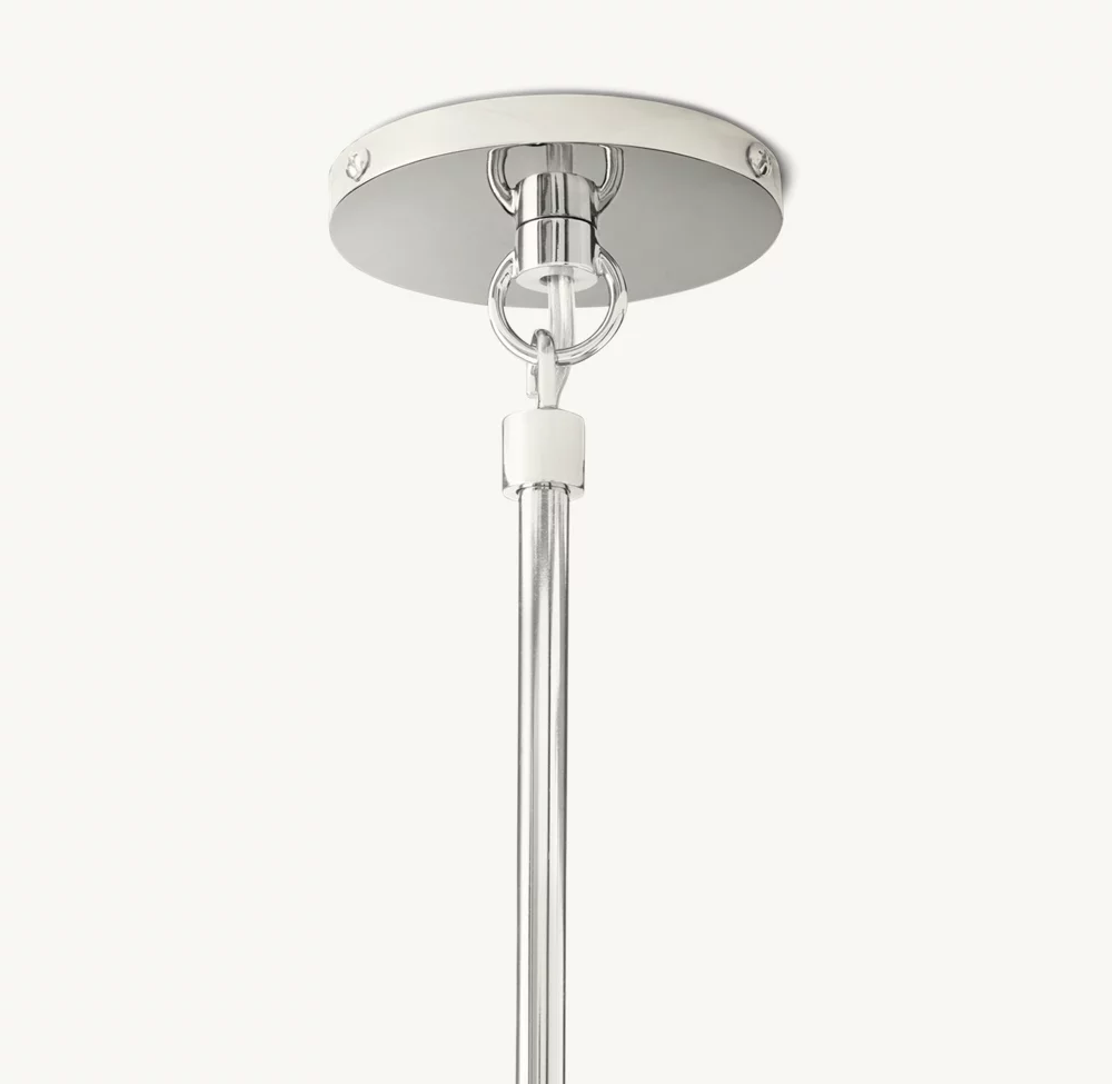 BOULE DE CRISTAL CLEAR GLASS ROD PENDANT - Image 3
