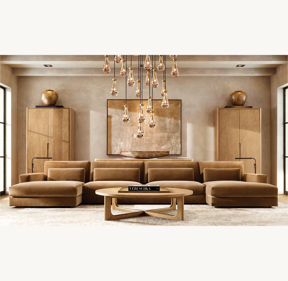 RAIN ROUND CHANDELIER 18