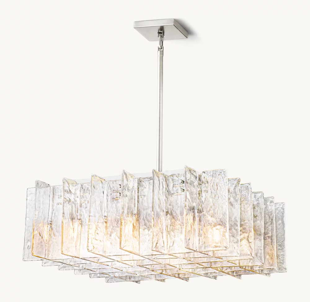 LATTICE SQUARE CHANDELIER 37