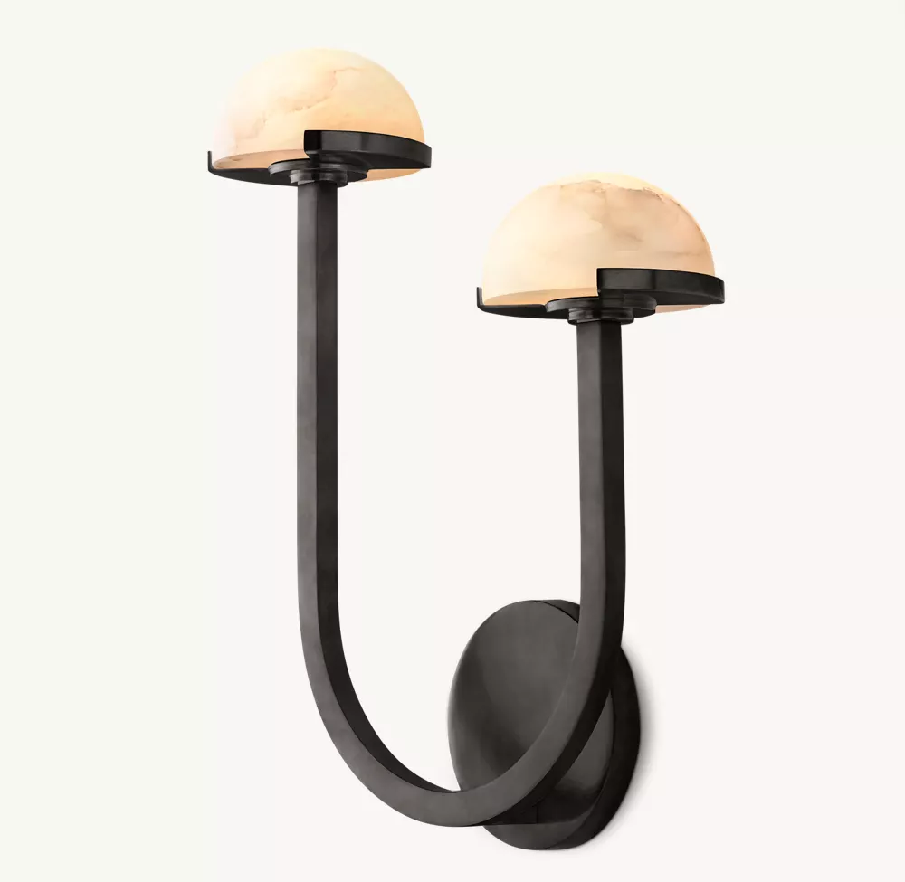 PEDRA DOUBLE SCONCE - RIGHT - Image 1