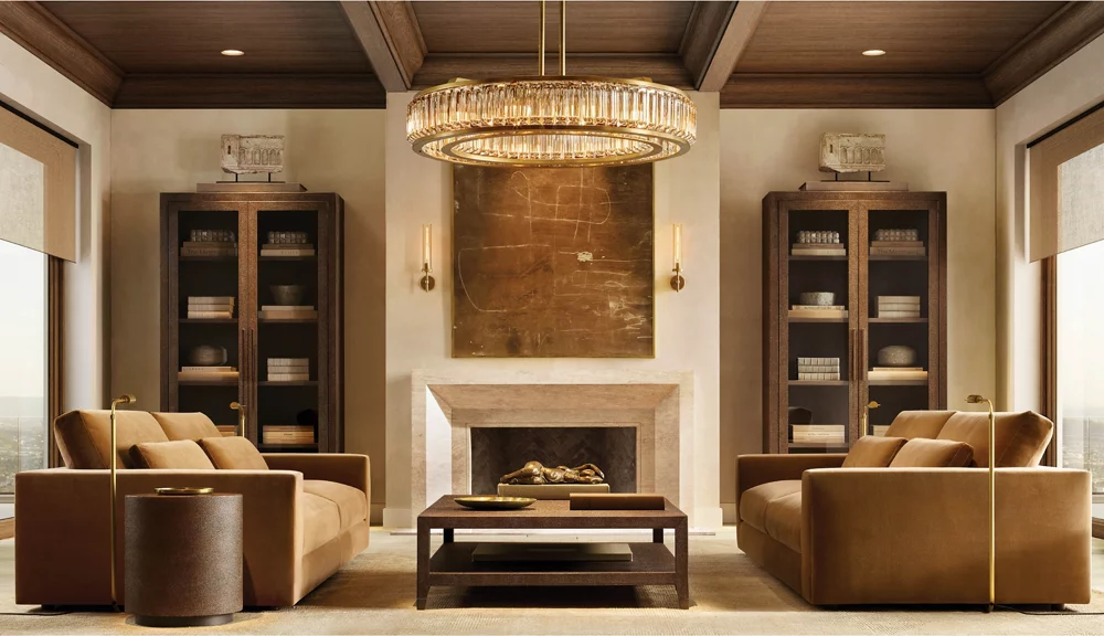 MAURIER ROUND CHANDELIER 48