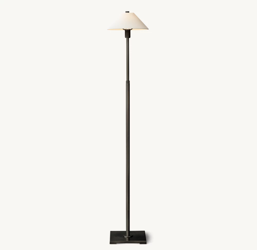 UTILITAIRE LINEN SHADE FLOOR LAMP - Image 1