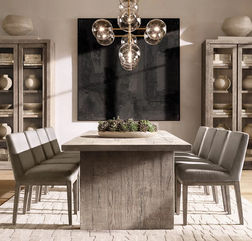 GLASS GLOBE MOBILE LINEAR CHANDELIER - Image 5