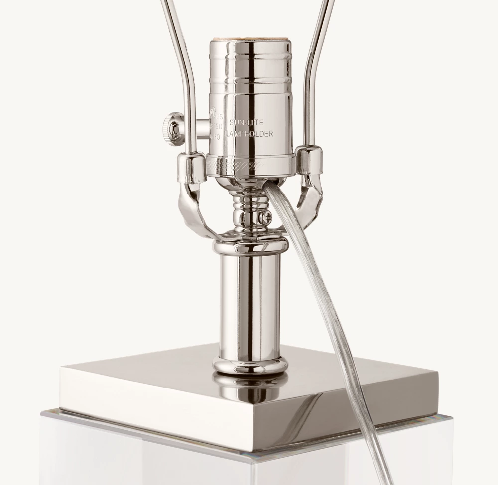 SQUARE COLUMN CRYSTAL TABLE LAMP - Image 7