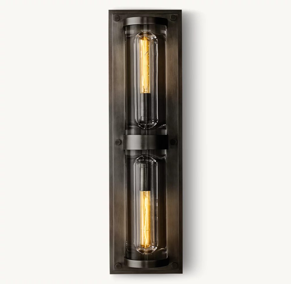 SAVILE ROUND LINEAR SCONCE - Image 1