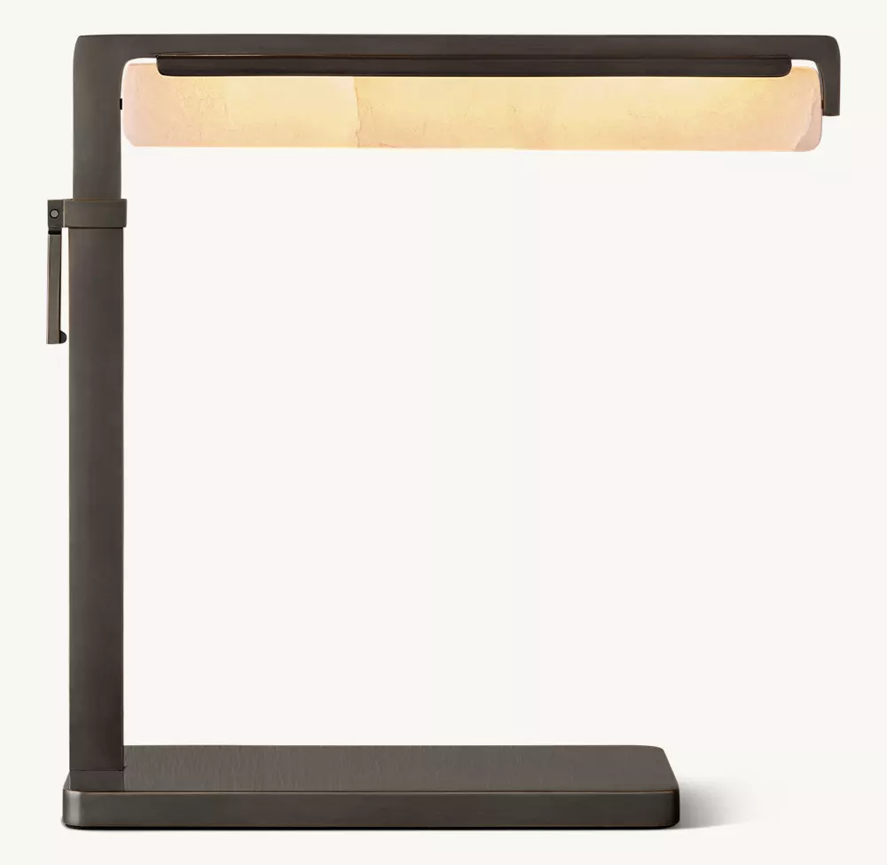Audubon Alabaster Task Table Lamp - Image 3