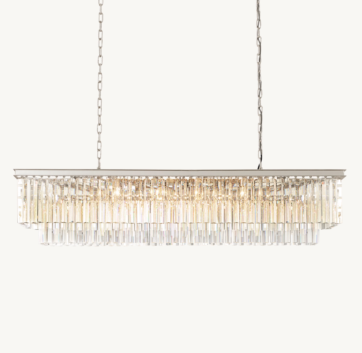1920S ODEON RECTANGULAR CHANDELIER 59