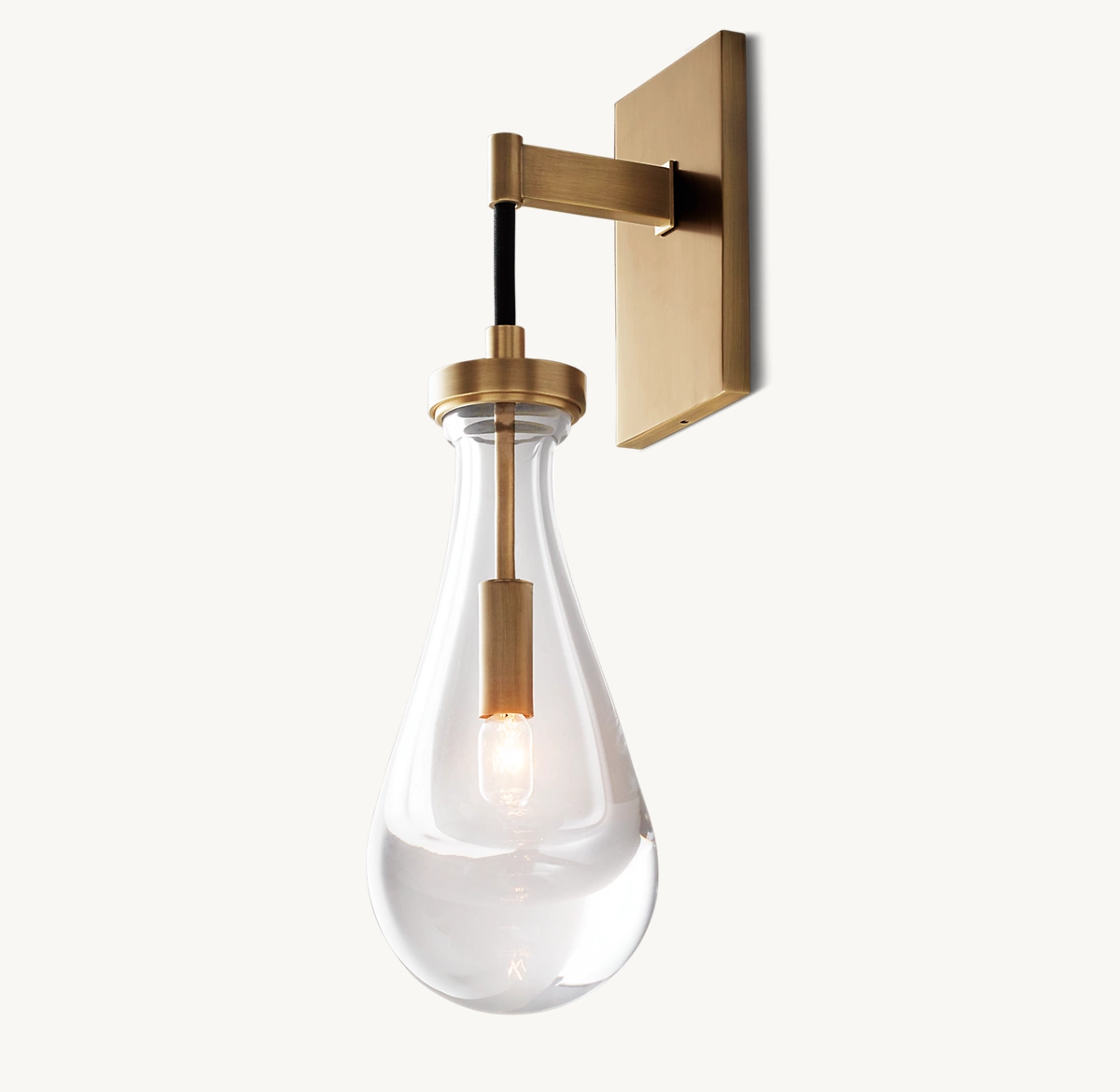 RAIN SCONCE - Vintage Brass
