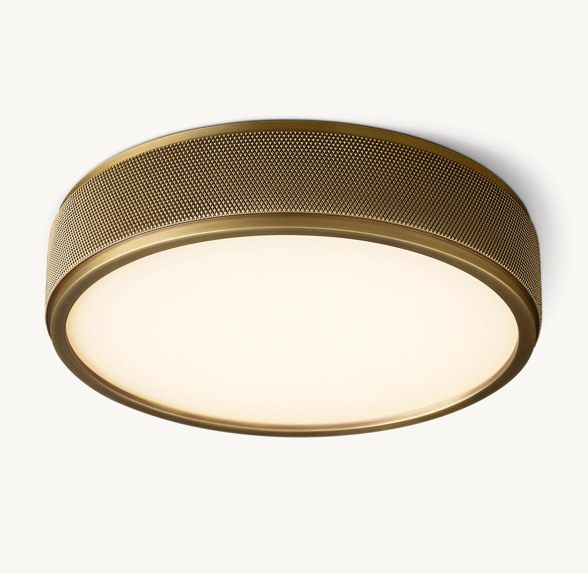 UTILITAIRE FLUSHMOUNT - Lacquered Burnished Brass