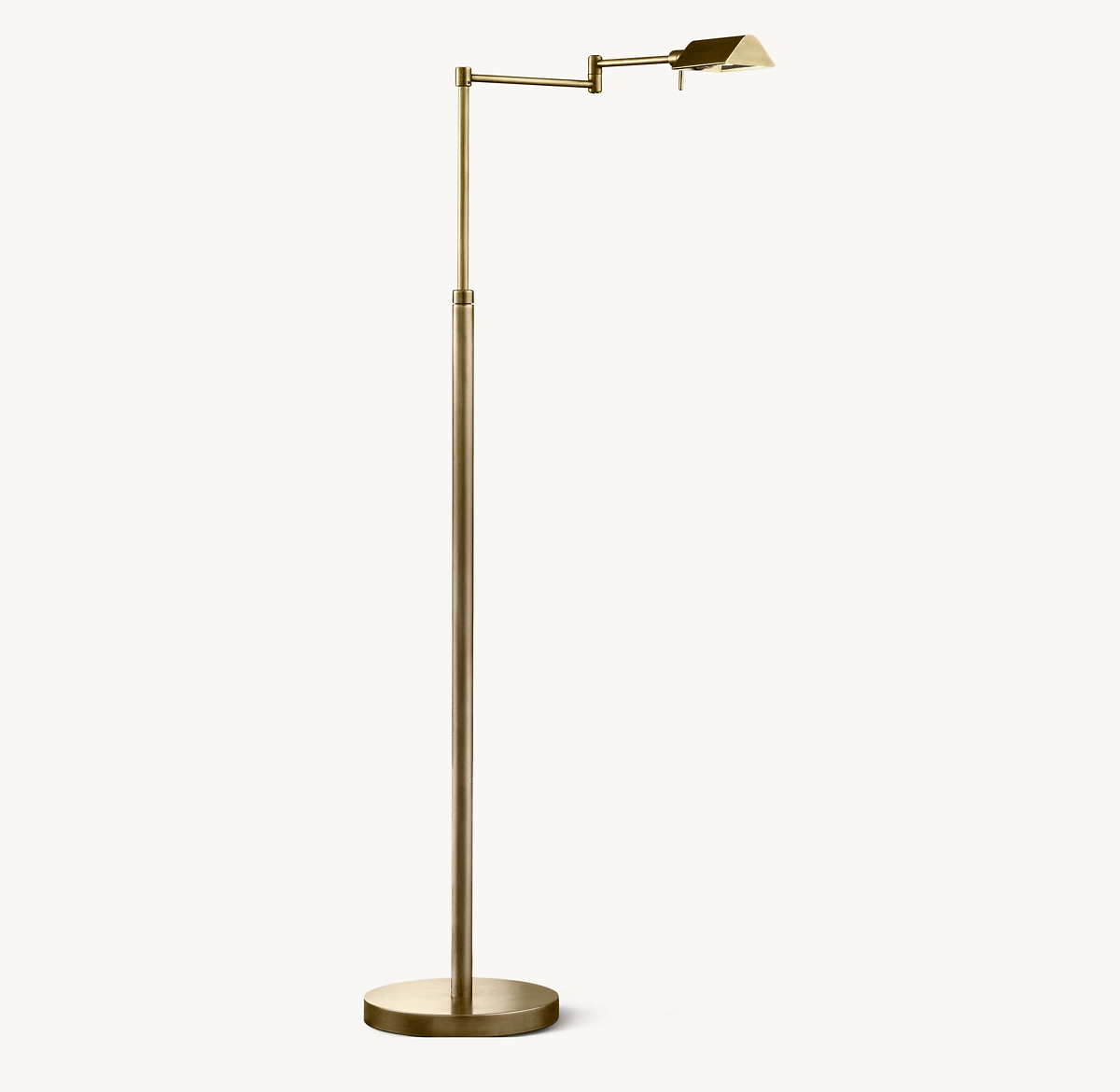 MÉTIER TASK FLOOR LAMP - Lacquered Burnished Brass