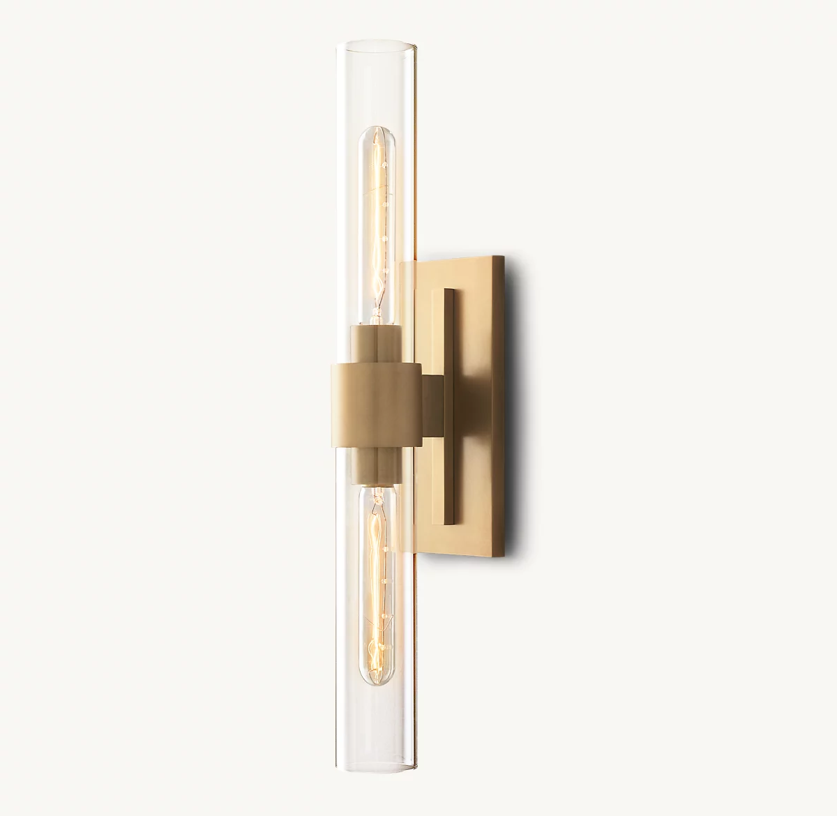 RAVELLE LINEAR SCONCE - Lacquered Burnished Brass