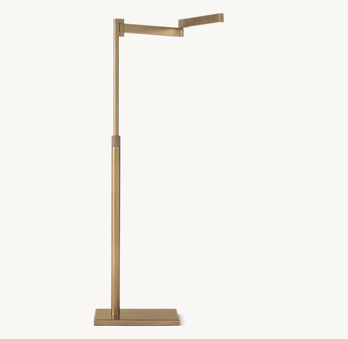 MALLEMORT TASK FLOOR LAMP - Natural Brass