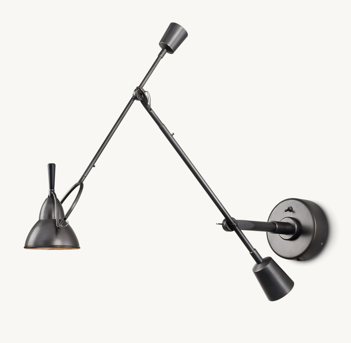 COUNTERPOISE SWING-ARM SCONCE - Bronze