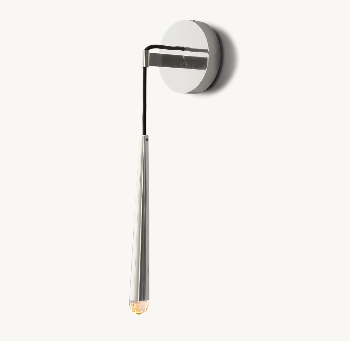 AQUITAINE SCONCE - Polished Nickel