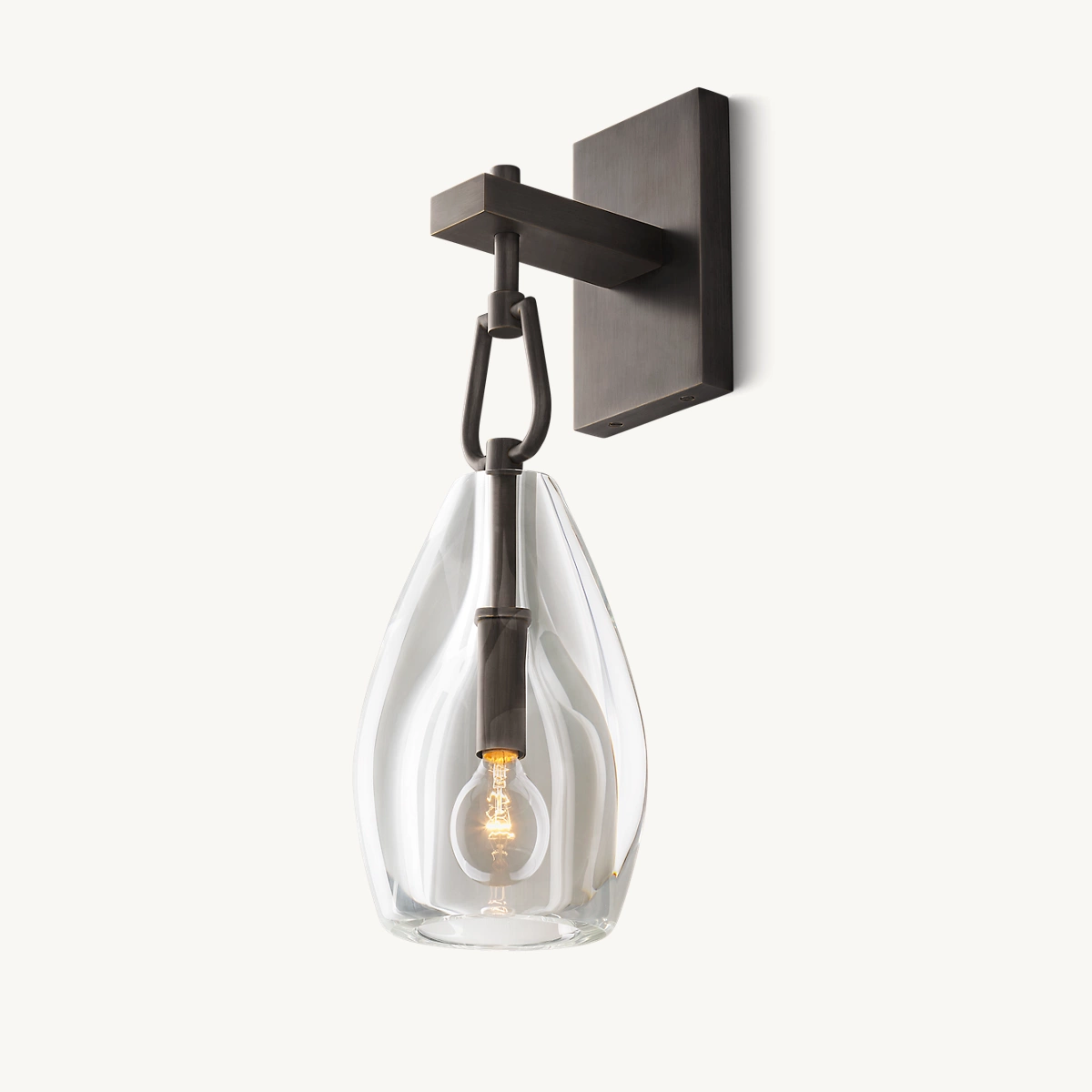 BOTANIST FLUTE SCONCE - Bronze