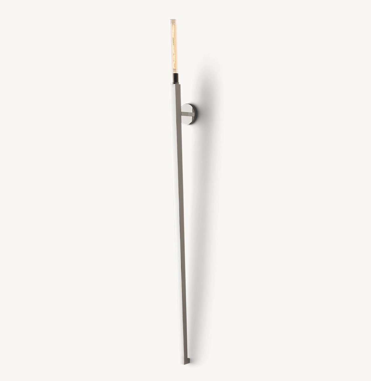 CANNELE TORCH SCONCE - Polished Nickel