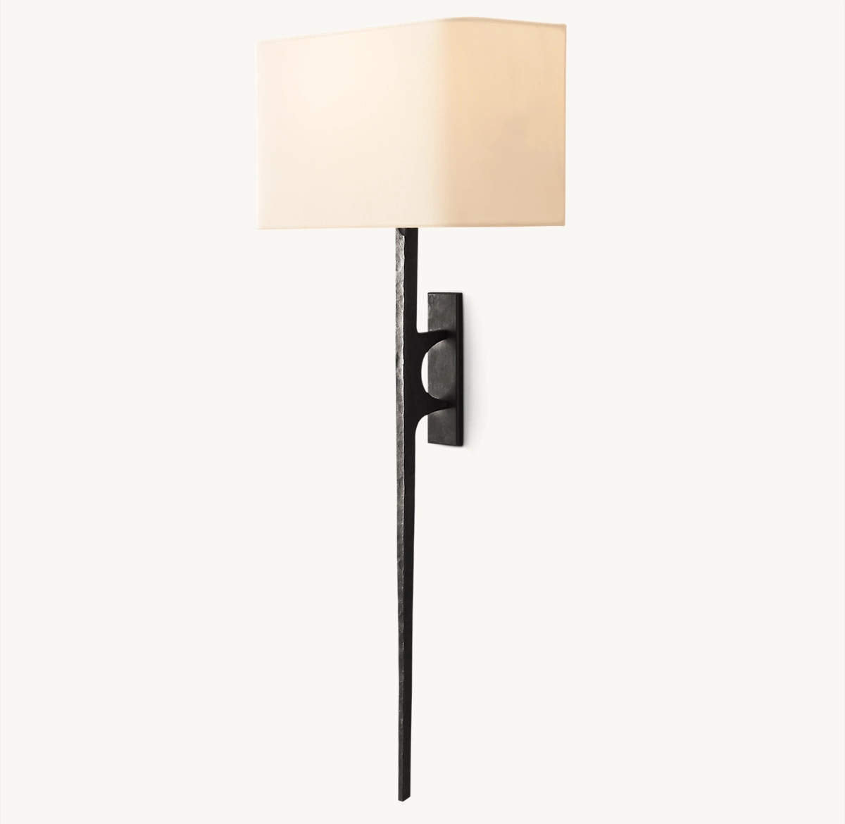 WRIGHT GRAND SCONCE - Hammered Iron