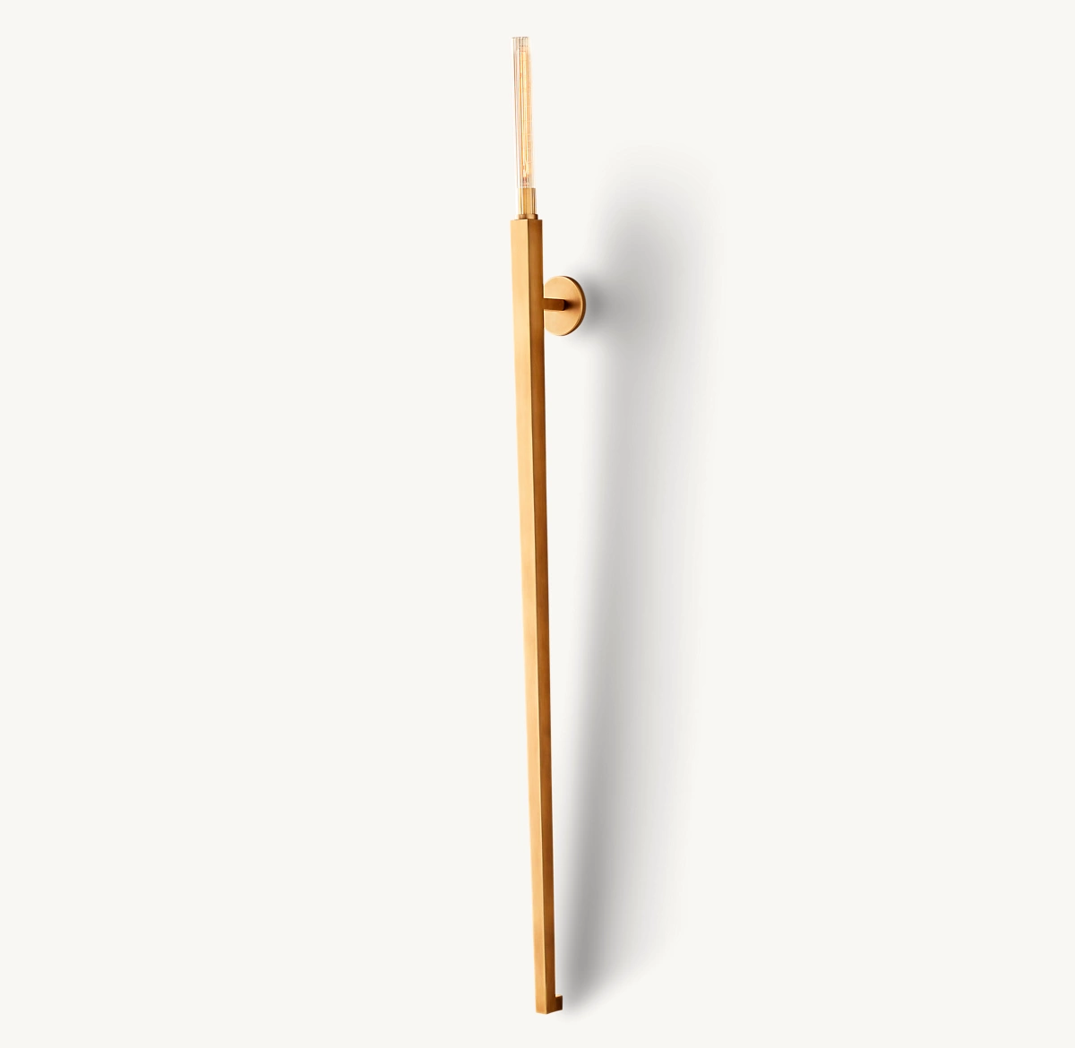 CANNELE TORCH SCONCE - Lacquered Burnished Brass