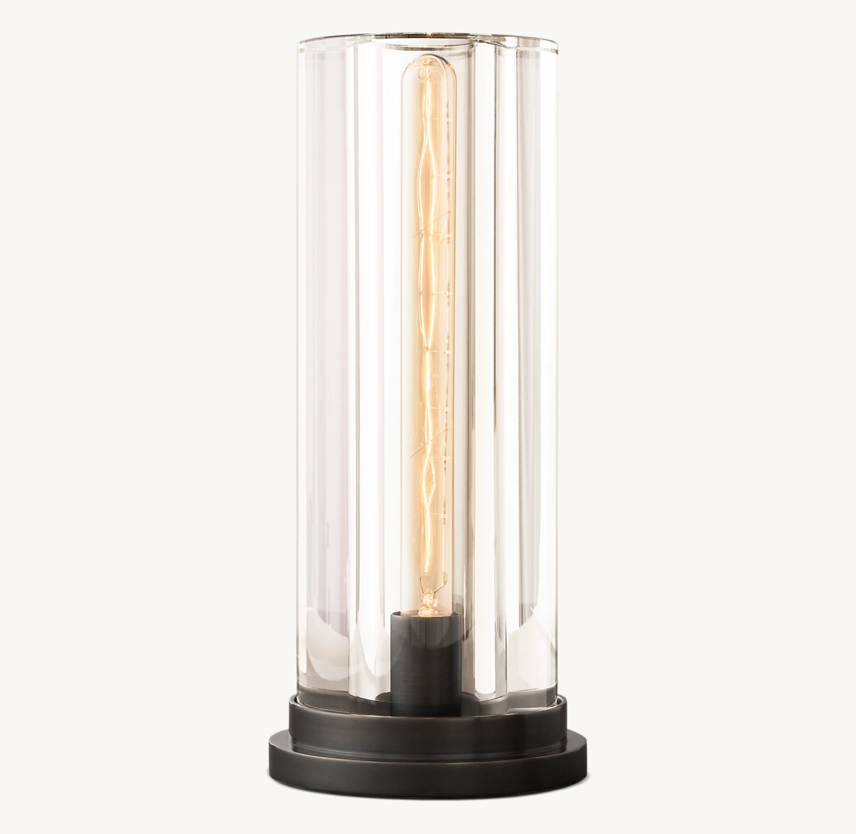 SAVILE CYLINDRICAL TABLE LAMP - Bronze