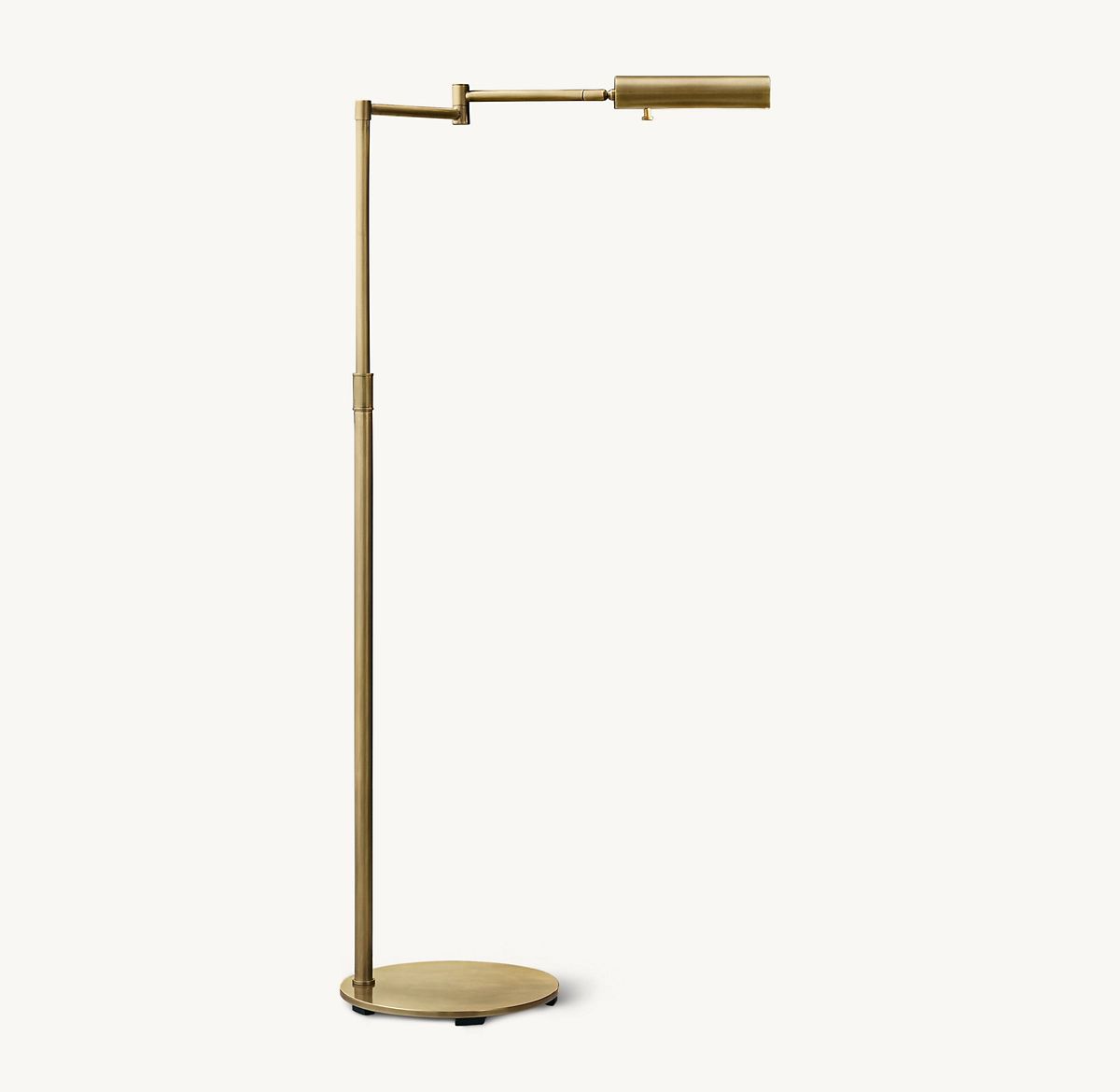 VERITY TASK FLOOR LAMP - Lacquered Burnished Brass