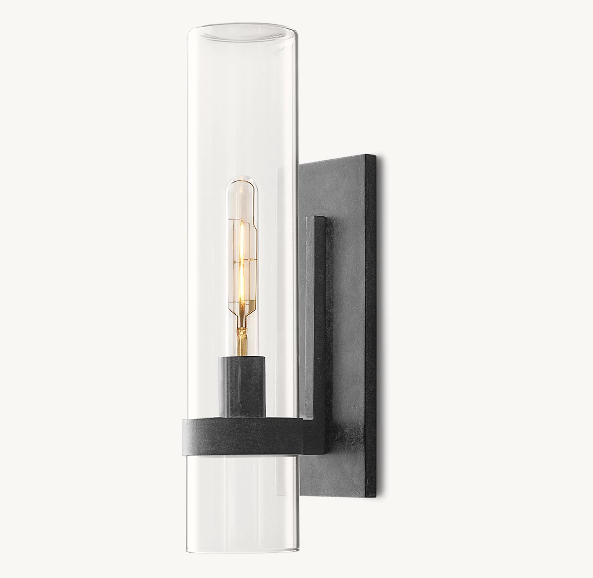 RAVELLE GRAND SCONCE - Weathered Zinc