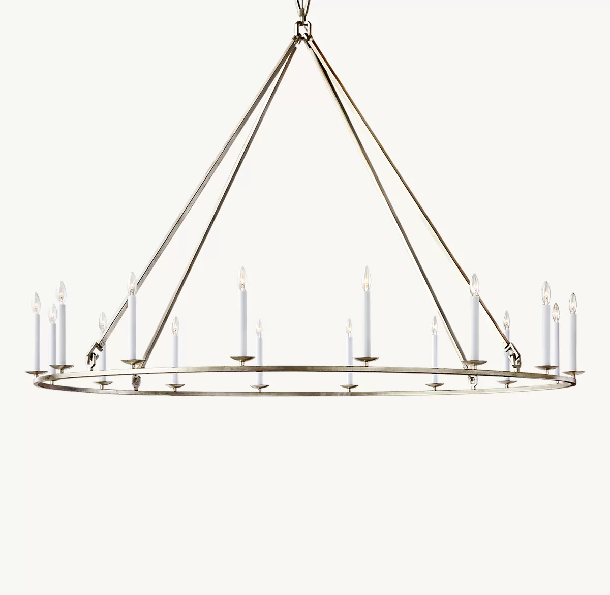 19TH C. ENGLISH OPENWORK ROUND CHANDELIER 50