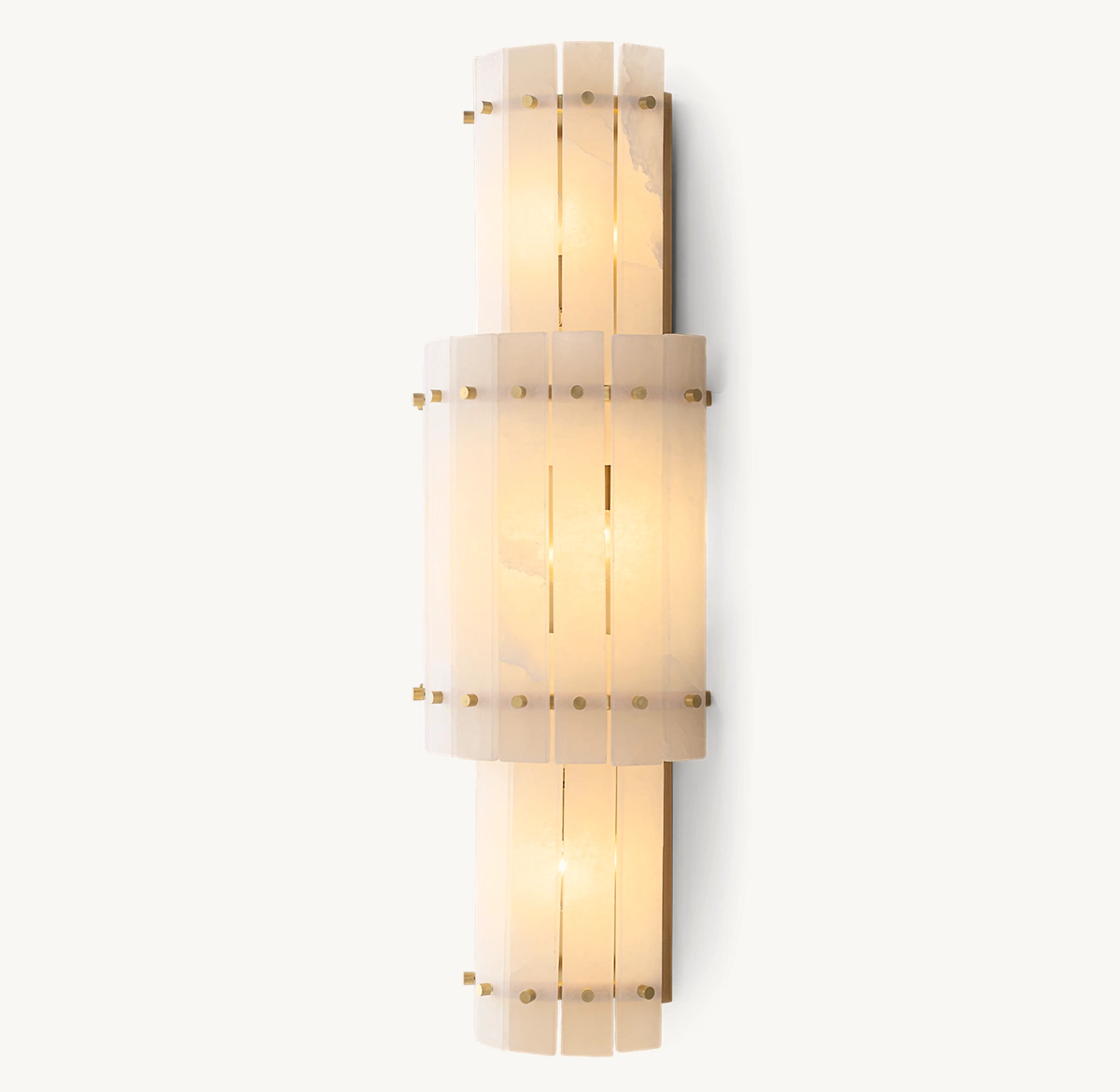 SAN MARCO GRAND ROUND SCONCE - Antiqued Brass