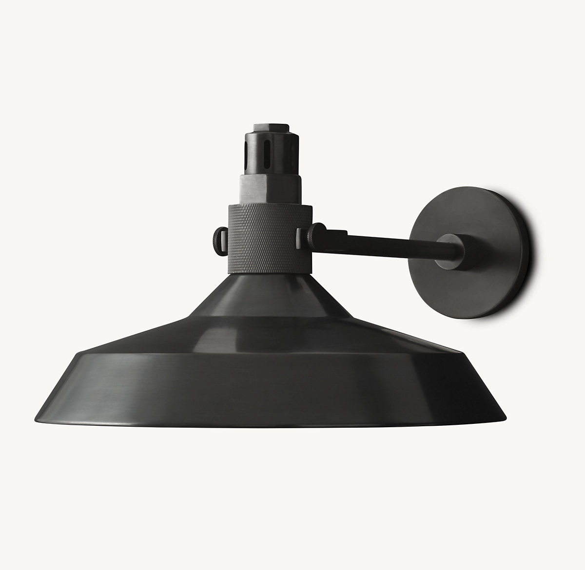 CONDORCET METAL SHADE SCONCE - Bronze