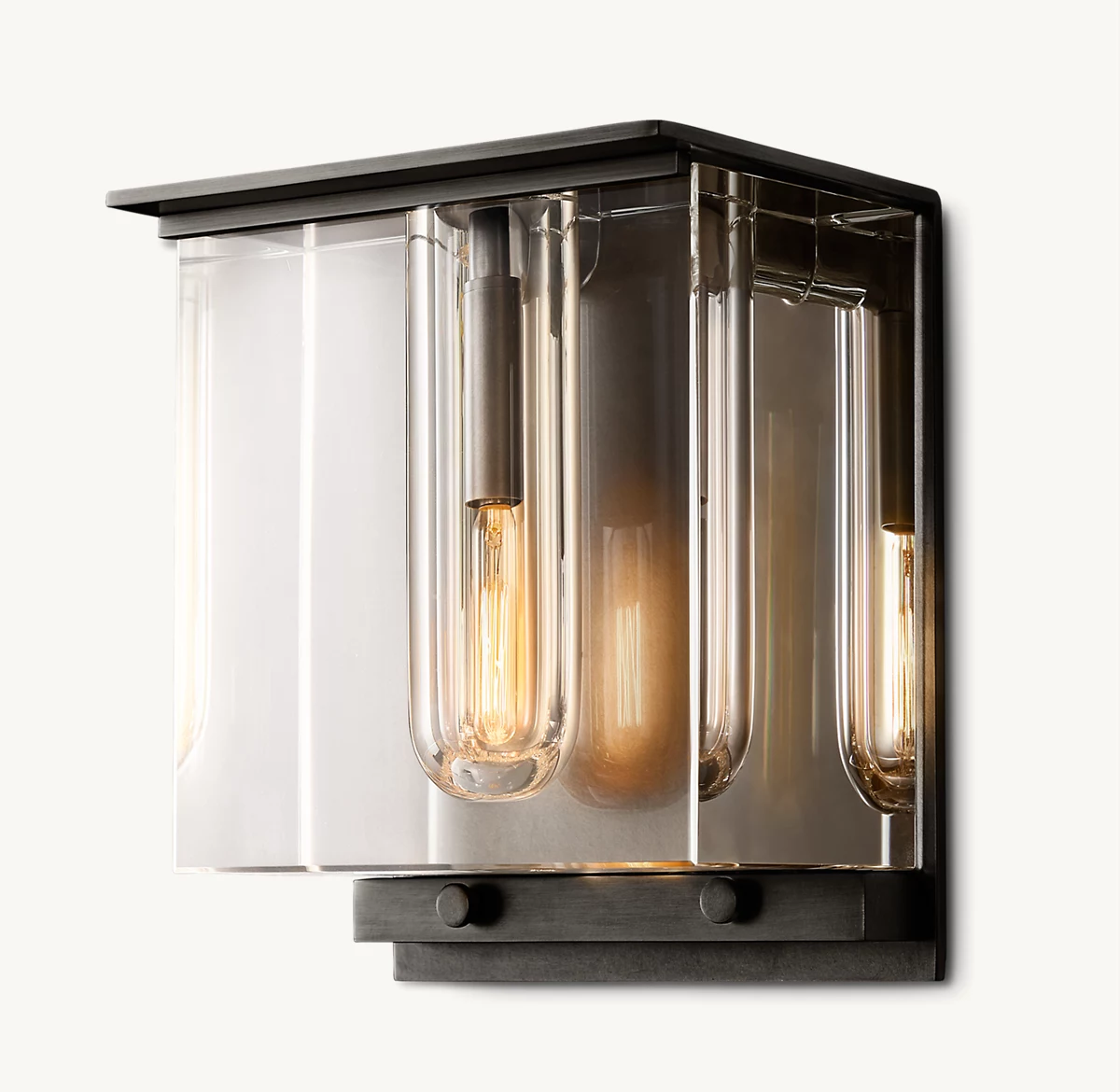 SAVILE CUBE SCONCE - Bronze