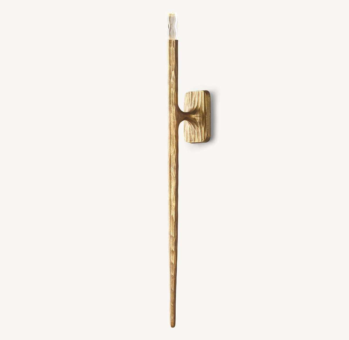 THADDEUS GRAND SCONCE - Forged Brass