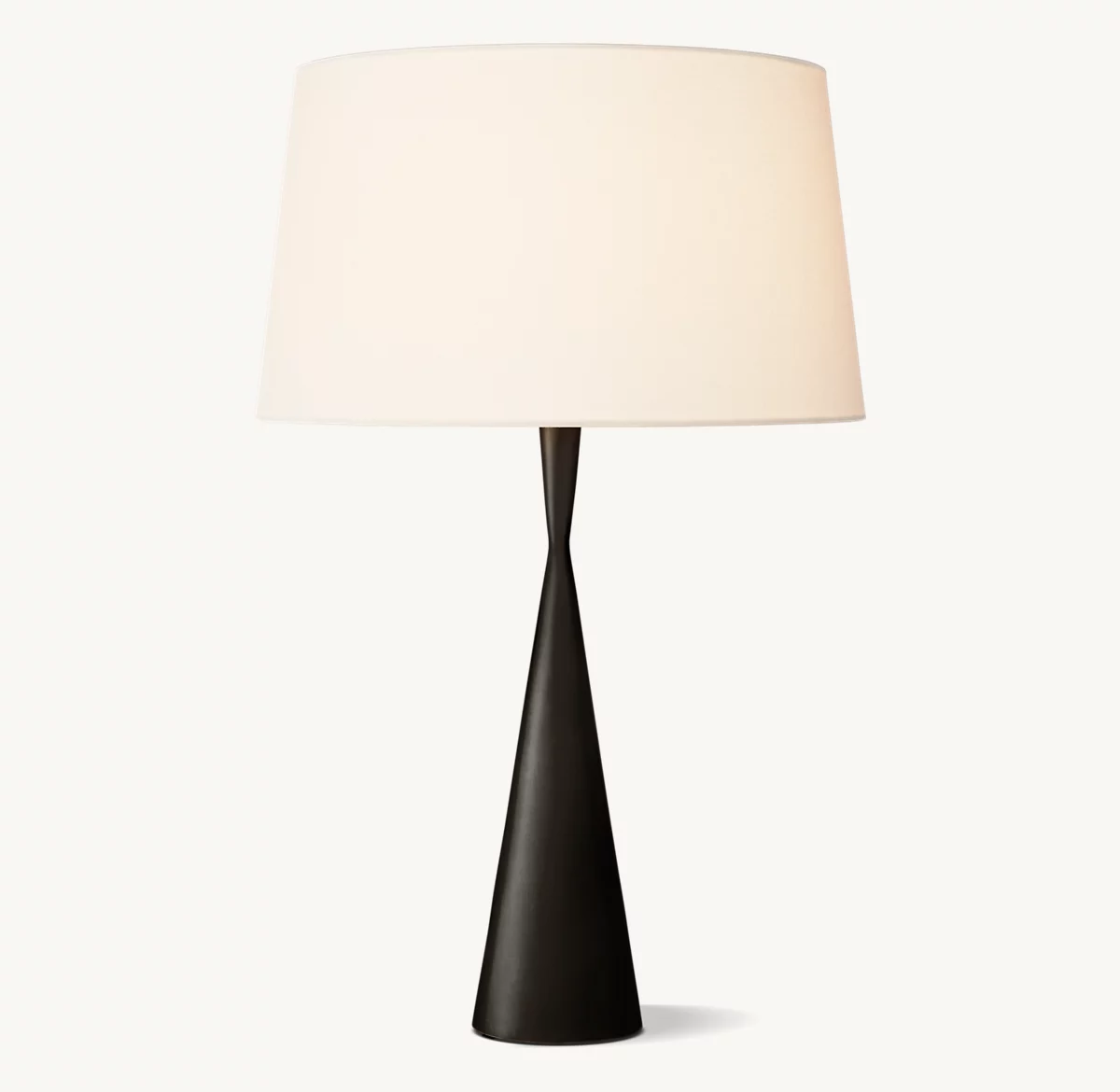 Noemi Slope Shade Table Lamp - Bronze