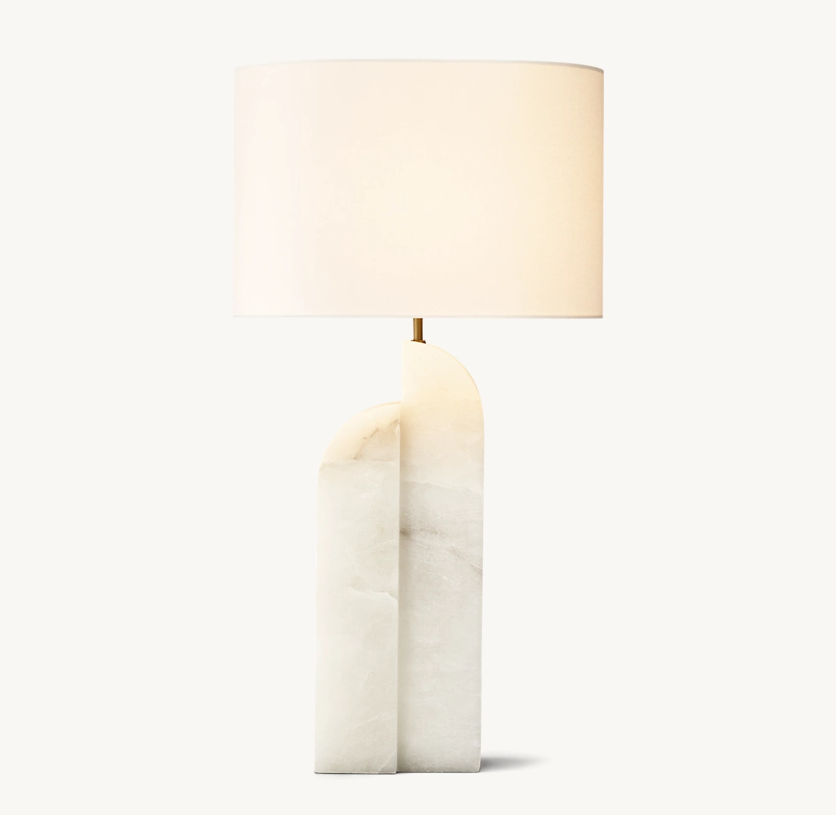 SAVOYE TABLE LAMP - LEFT - Alabaster