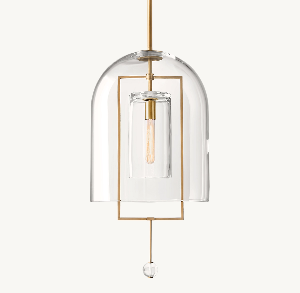 FULCRUM PENDANT - Vintage Brass