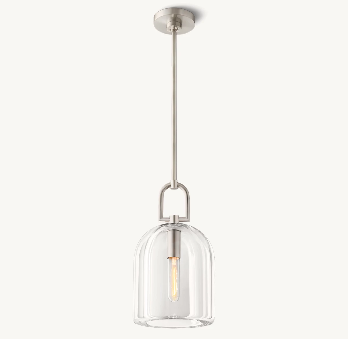 BOTANIST CLOCHE PENDANT - Satin Nickel