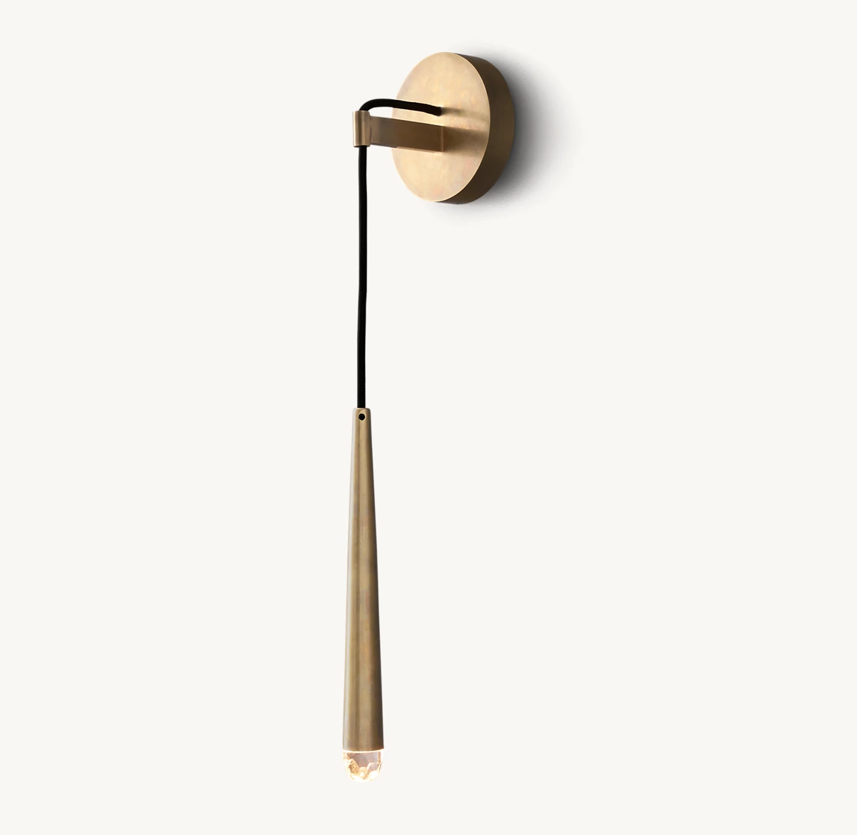 AQUITAINE SCONCE - Lacquered Burnished Brass