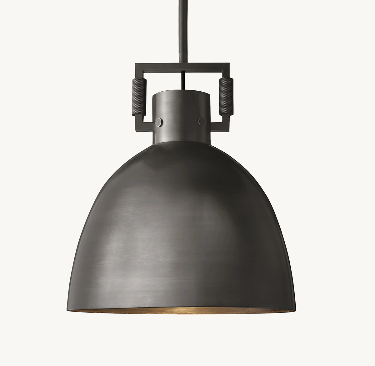 MACHINIST METAL CLOCHE PENDANT - Bronze