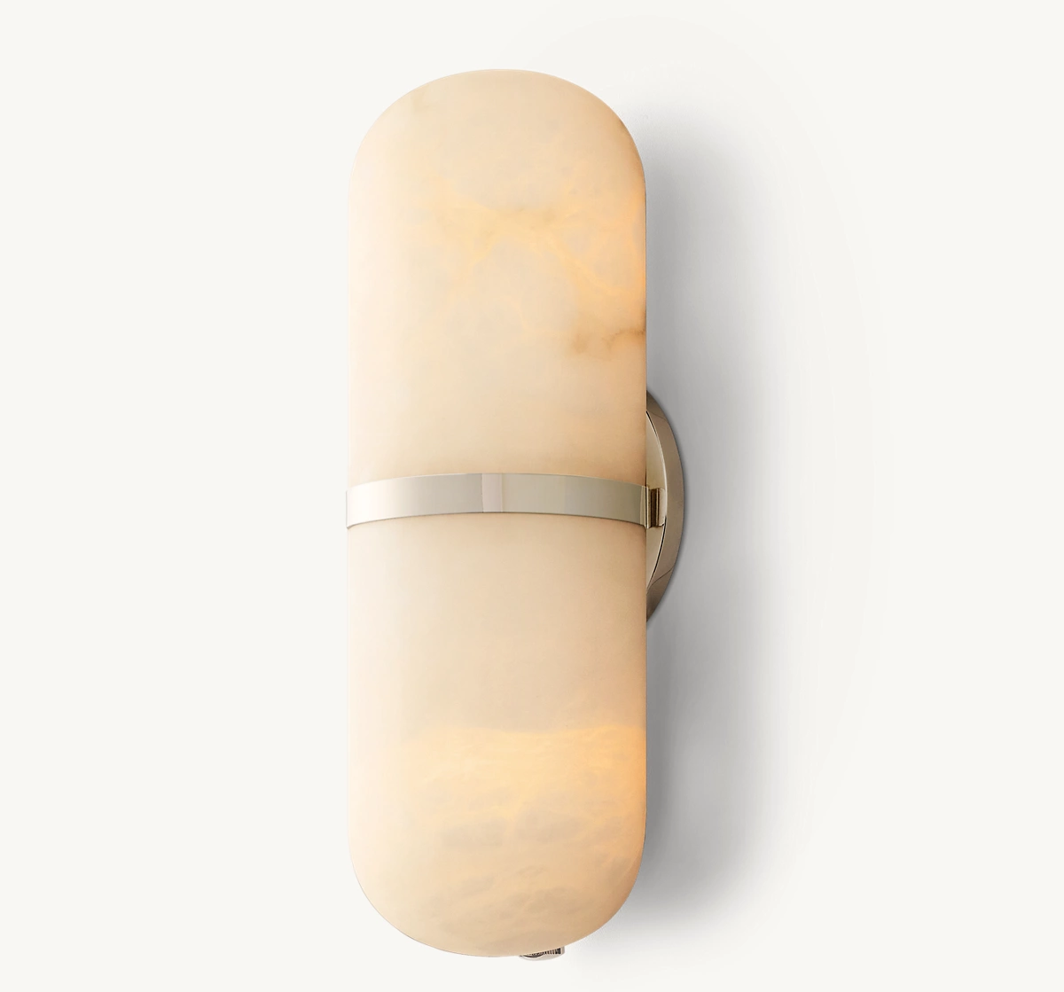 MÉLANGE PILL SCONCE - Polished Nickel