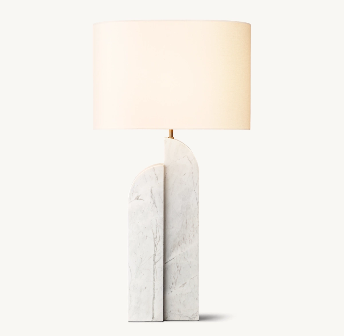 SAVOYE TABLE LAMP - LEFT - Volakas Marble