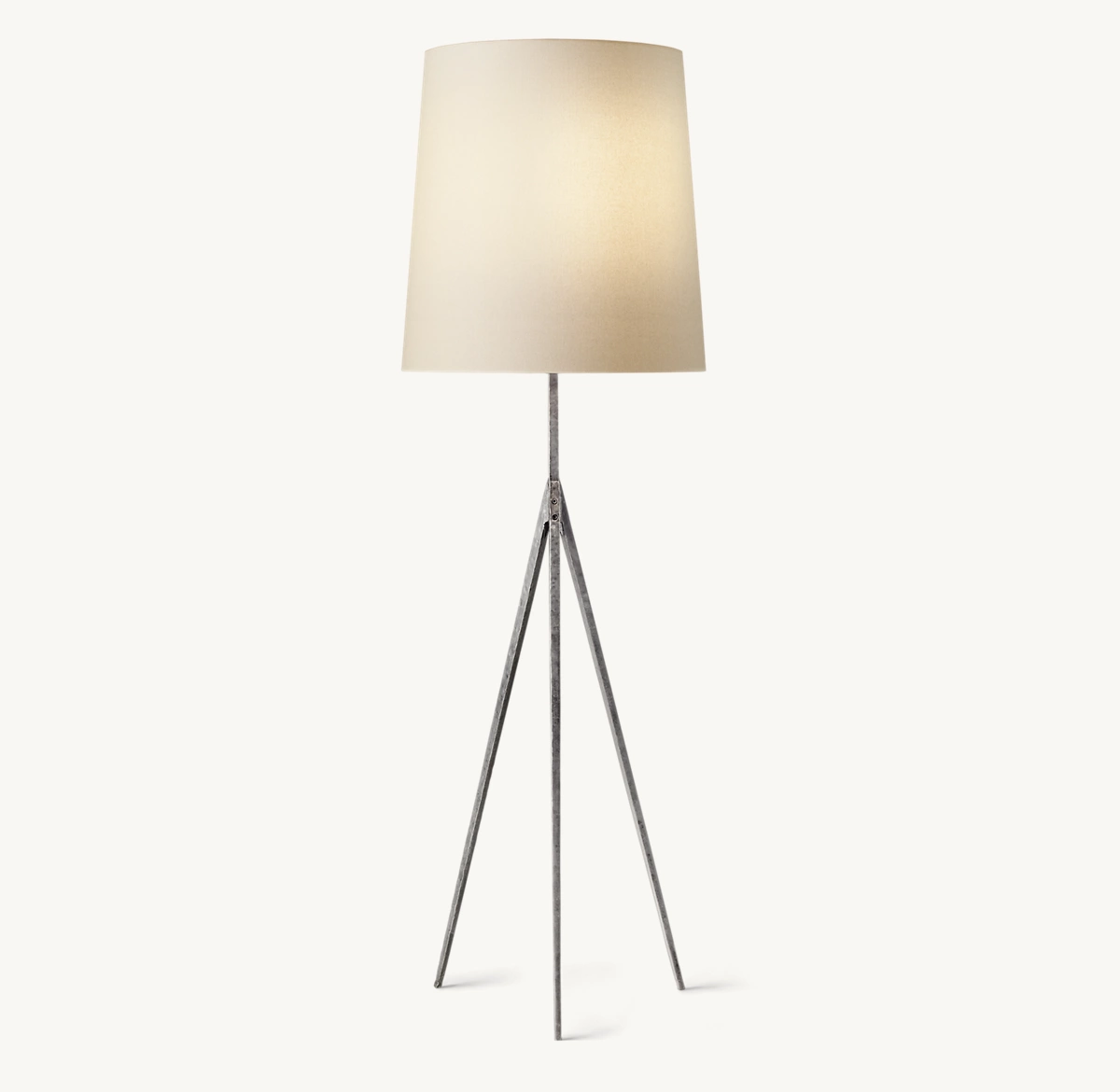 WRIGHT TRIPOD FLOOR LAMP - Hammered Pewter