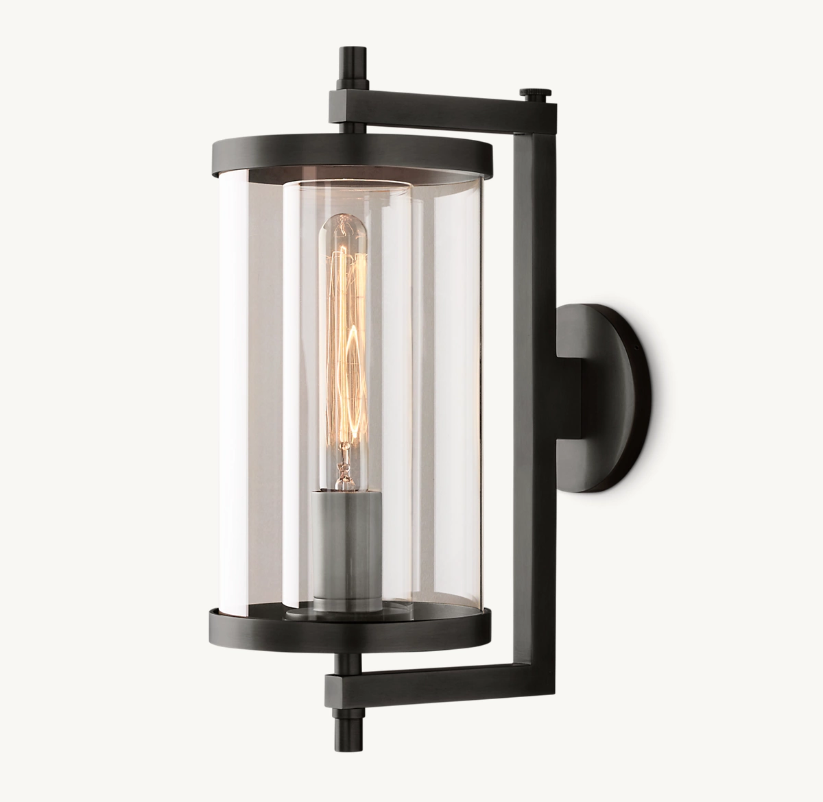 DEVAUX ROUND SCONCE - Bronze