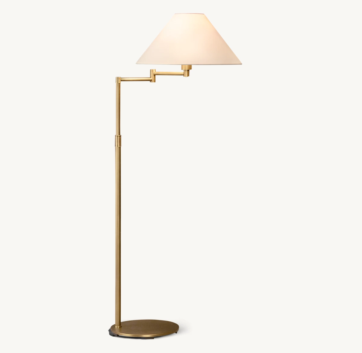 LOVELL TASK FLOOR LAMP - Lacquered Burnished Brass