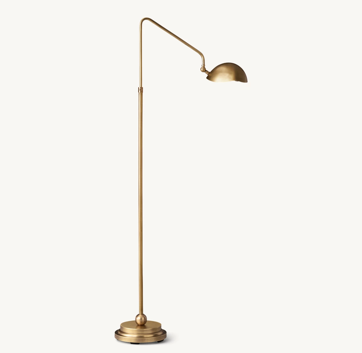 CONVESSI FLOOR LAMP - Lacquered Burnished Brass
